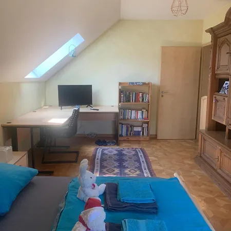 Helles Dachzimmer Habitación en casa particular Schenkendobern